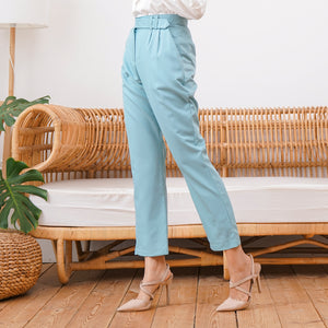 Wulfi Celana Look Smart Pants Tiffany Blue