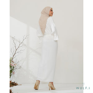 Wulfi Kaftan Mawaddah White All Size